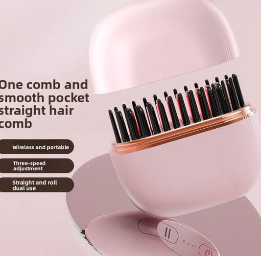 Cordless 2-in-1 Straightener Comb